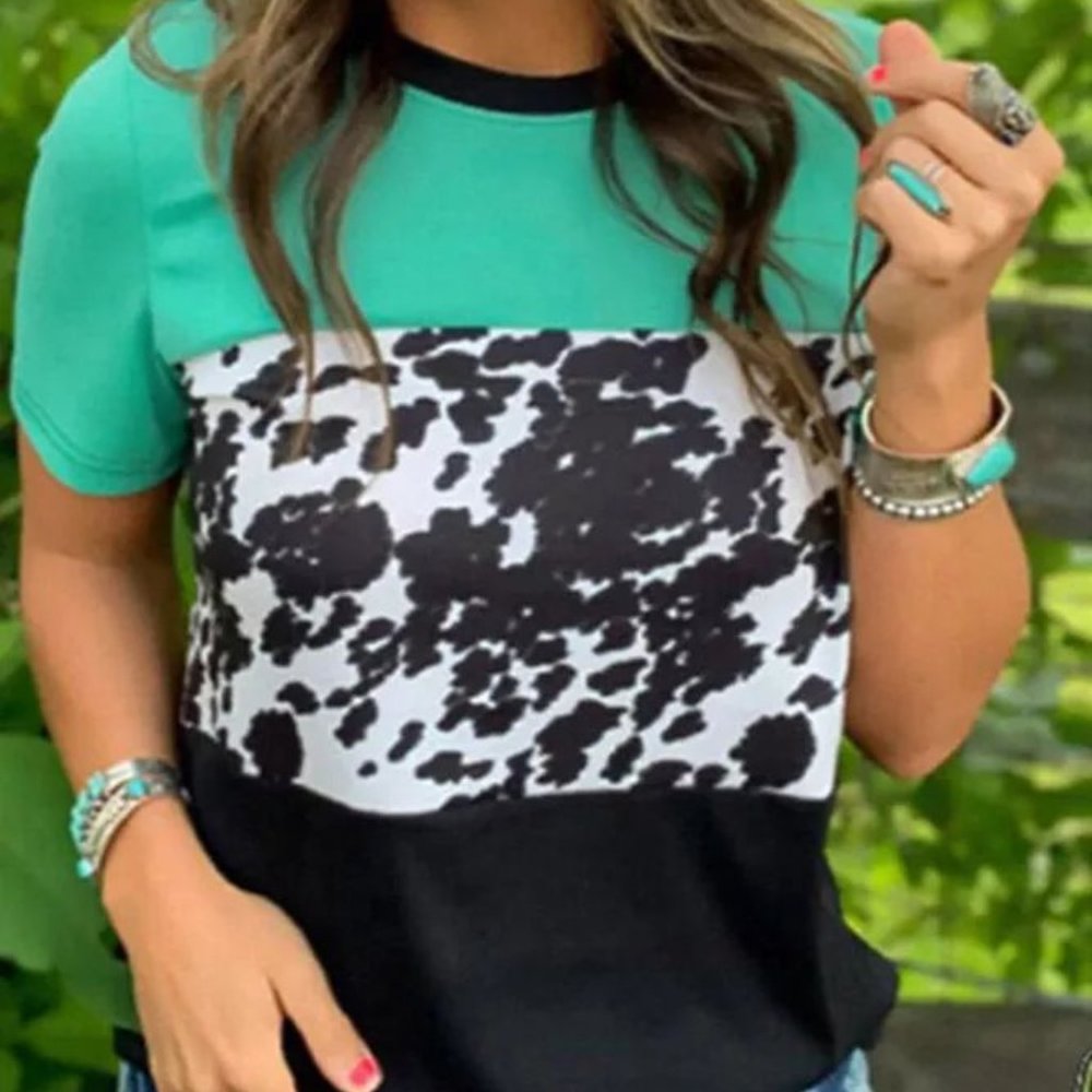 splice pattern women's top